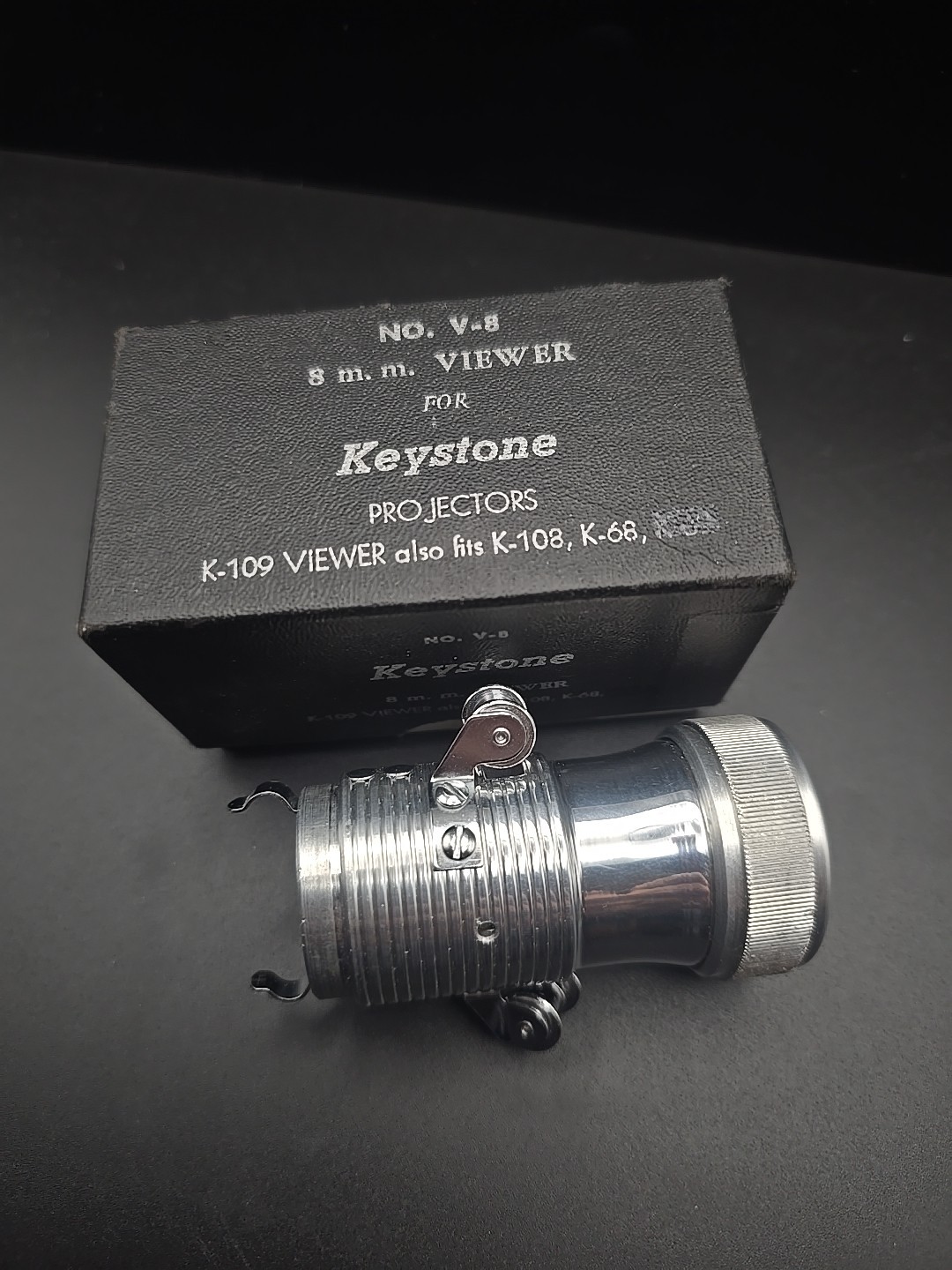VINTAGE KEYSTONE PROJECTORS NO. V-8 8MM VIEWER FOR K-109 K-108 K-68