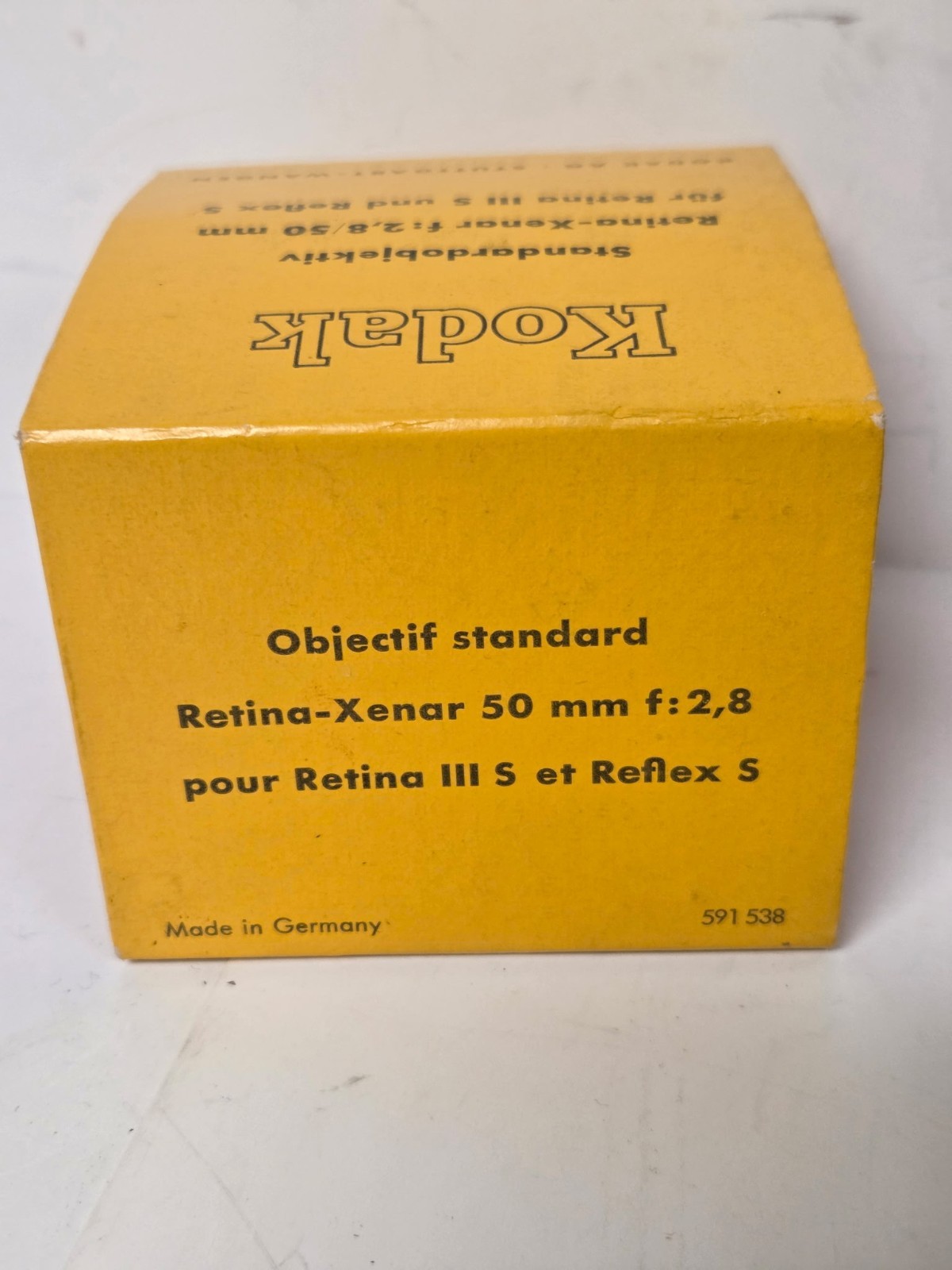 Vintage Kodak Retina Lens Bubble Cover & Box