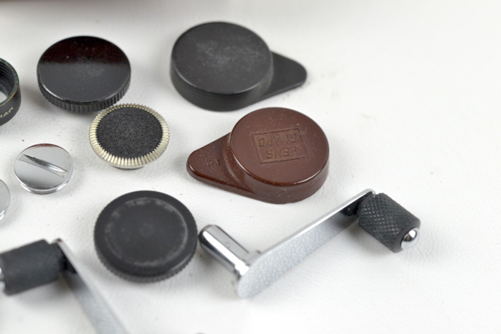 Kern Paillard Cranks, caps parts