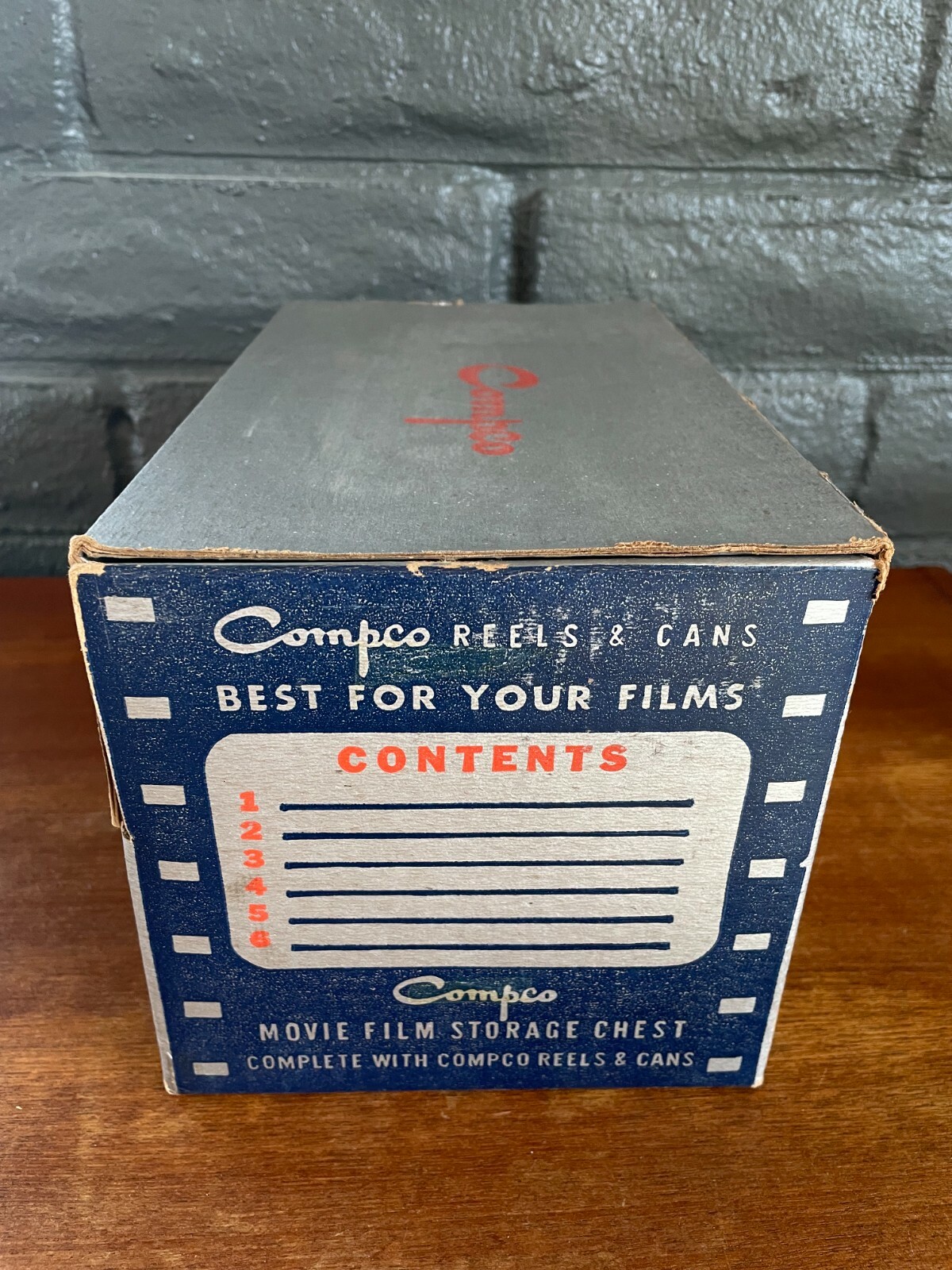 8mm Film Compco ReelChest PAK 6 Sets Compco Precision 5 Inch Reels & Cans