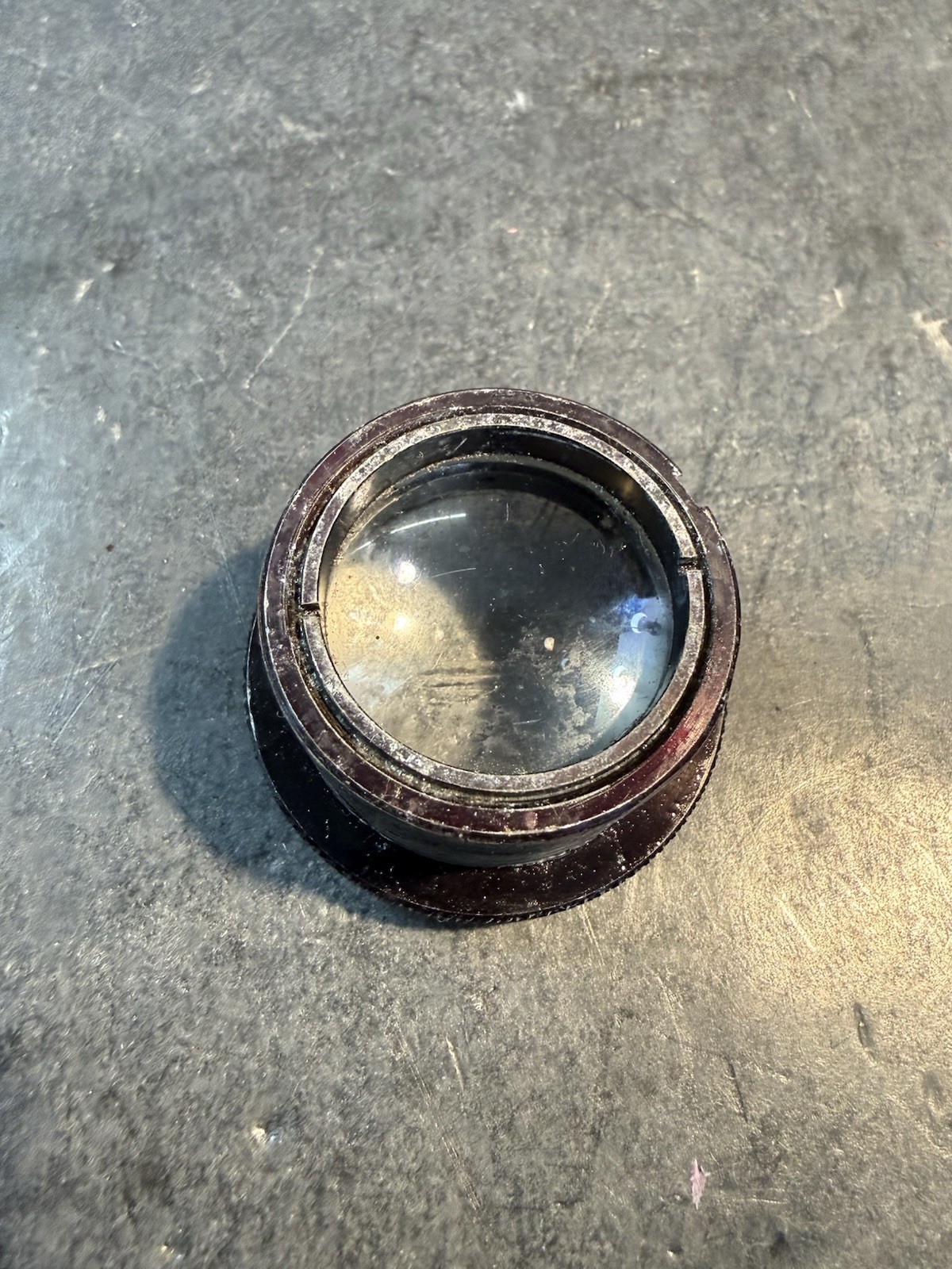 Vintage Camera Lens Element 65675 Glass Optic Part