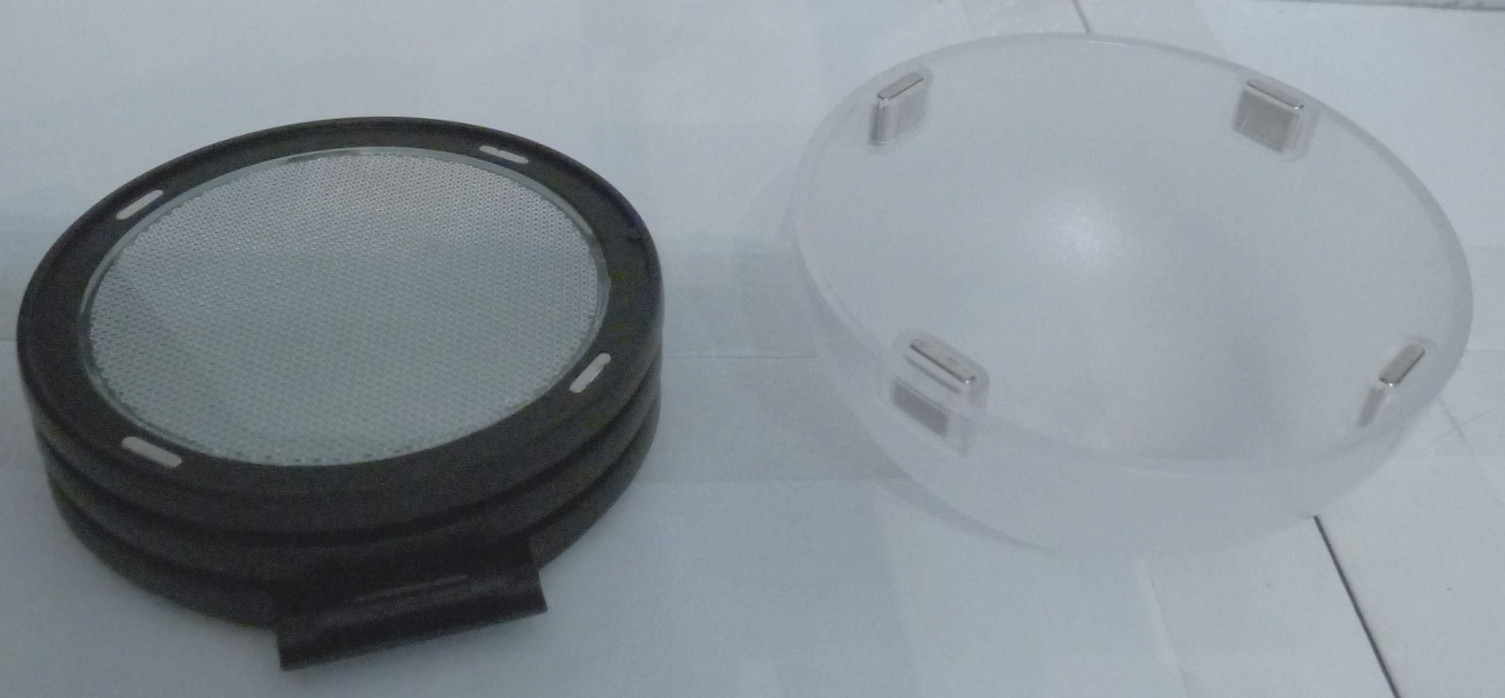 Bounce Round 3″ Head Dome With Green Filter AND Diffuser for Flash – Magnetic