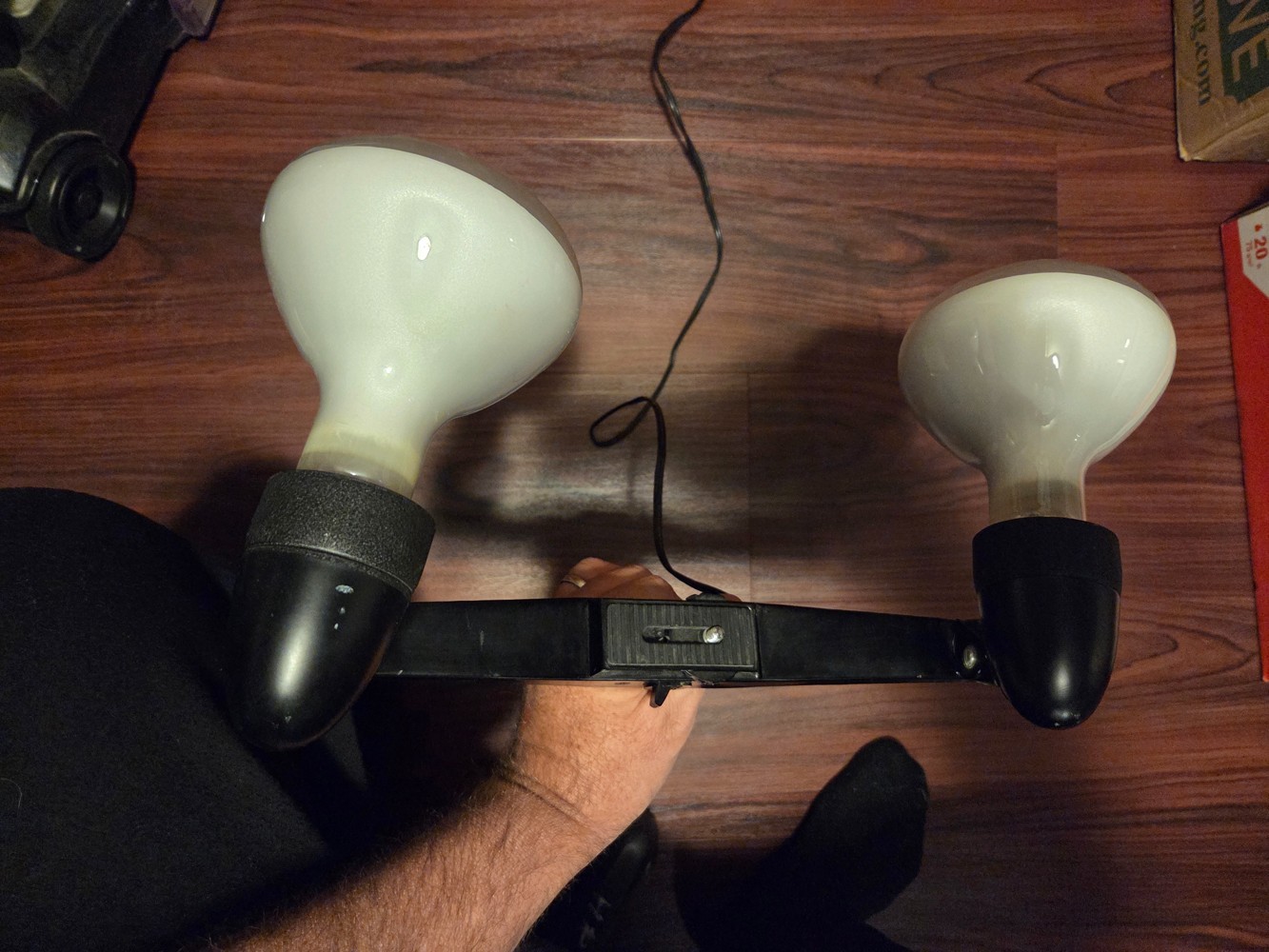 Vintage Toshiba Photography Handheld Light – Dual Bulbs – 10A250V – Works!