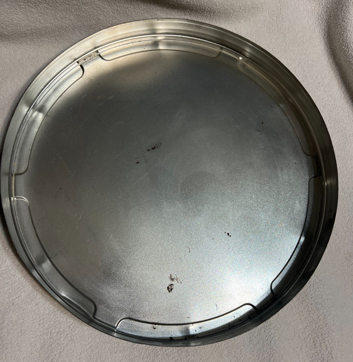 Vintage Large EASTMAN KODAK Reel Tin Movie Film Canister 15″ Silver Color ROC NY