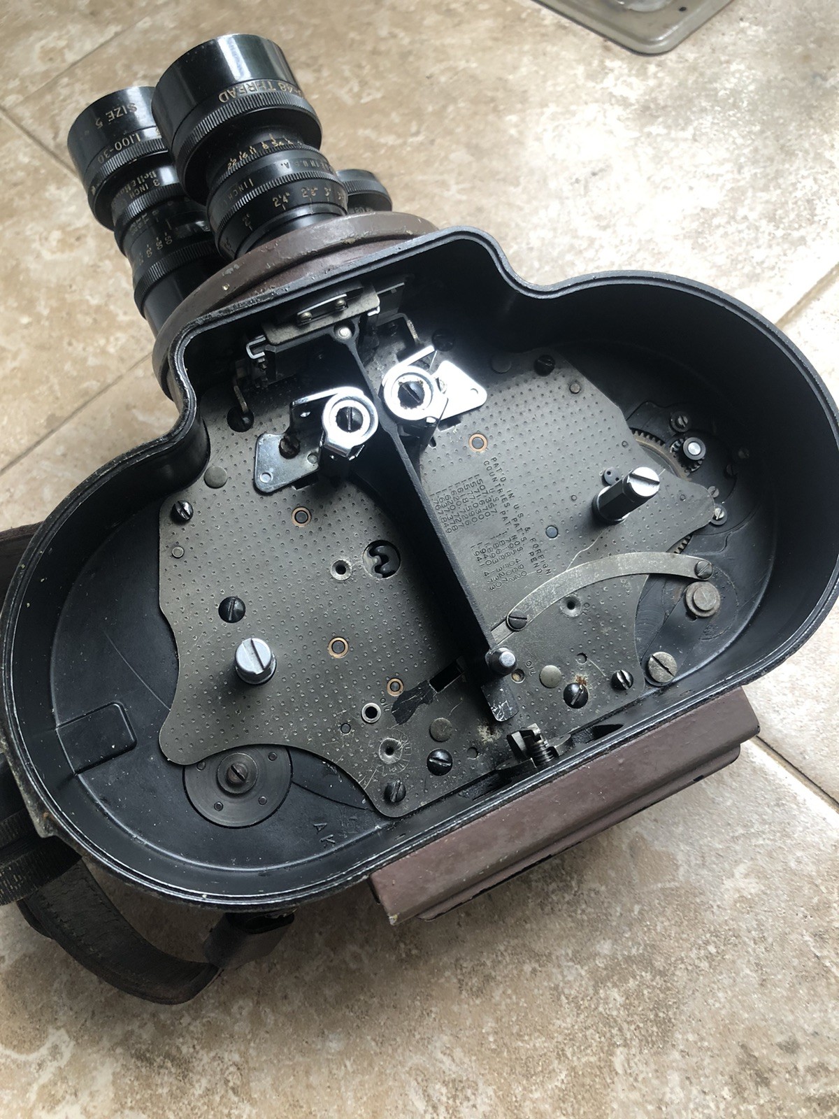 Bell And Howell 70 Filmo B-1A Camera U S Property With Lenses