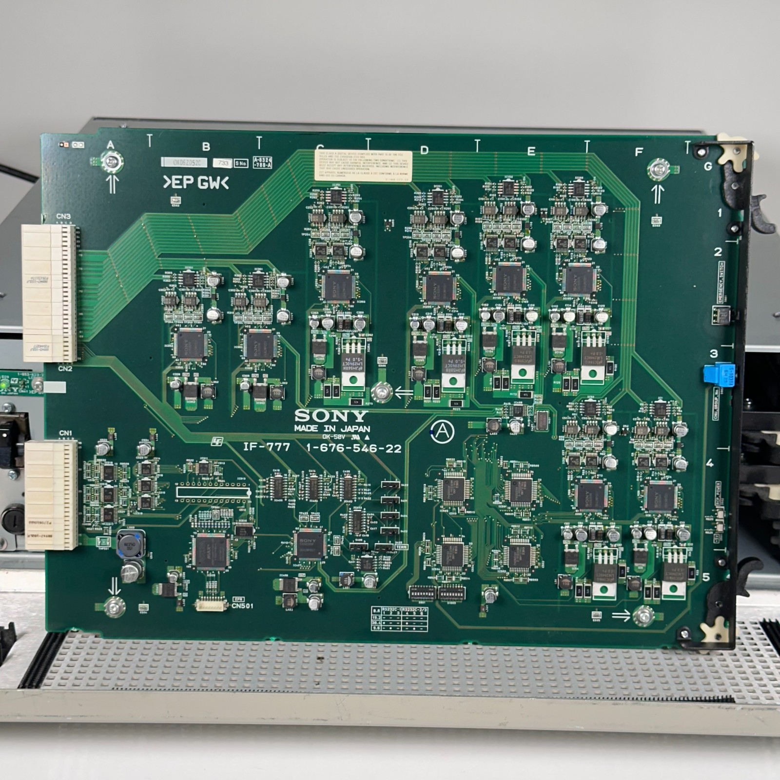 Sony CNU-700 Command Network Unit w/ 3 Cards IF-777, AT-89A, IF