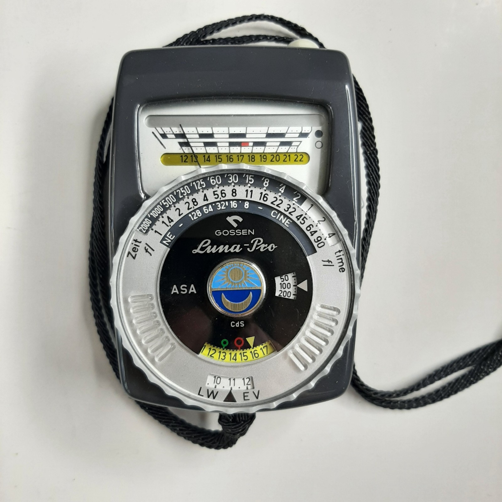 Gossen Luna-Pro Exposure Meter w/ Leather Case, Strap Untested ZA6