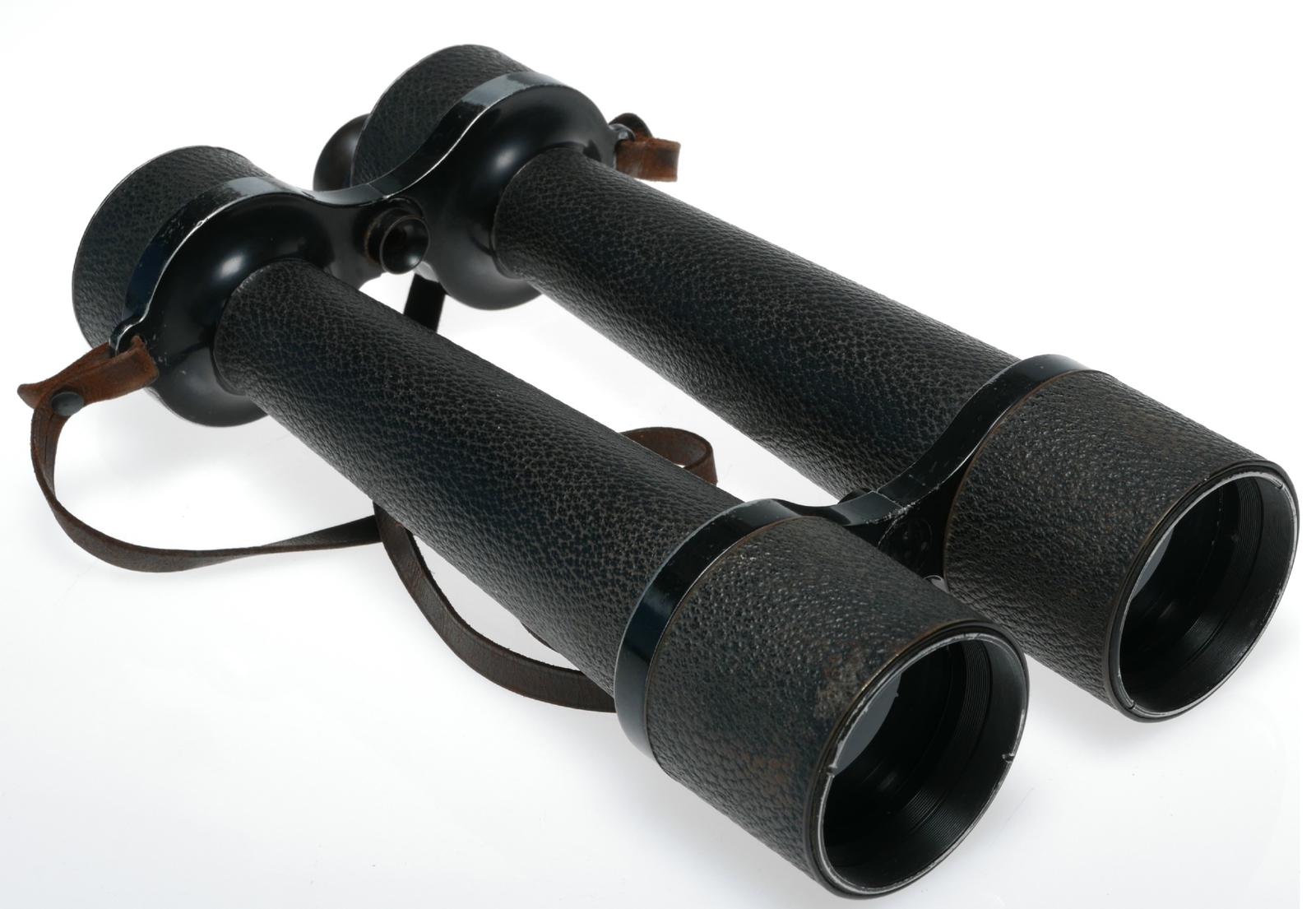 WWI Carl Zeiss Jena Delfort Binoculars 18×50 Original Leather Strap cased