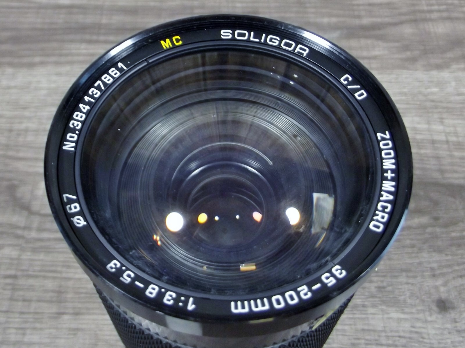 Soligar Zoom Macro 35-200mm 1:3.8-5.3 Camera Lens K/AR Mount (Konica) Vintage