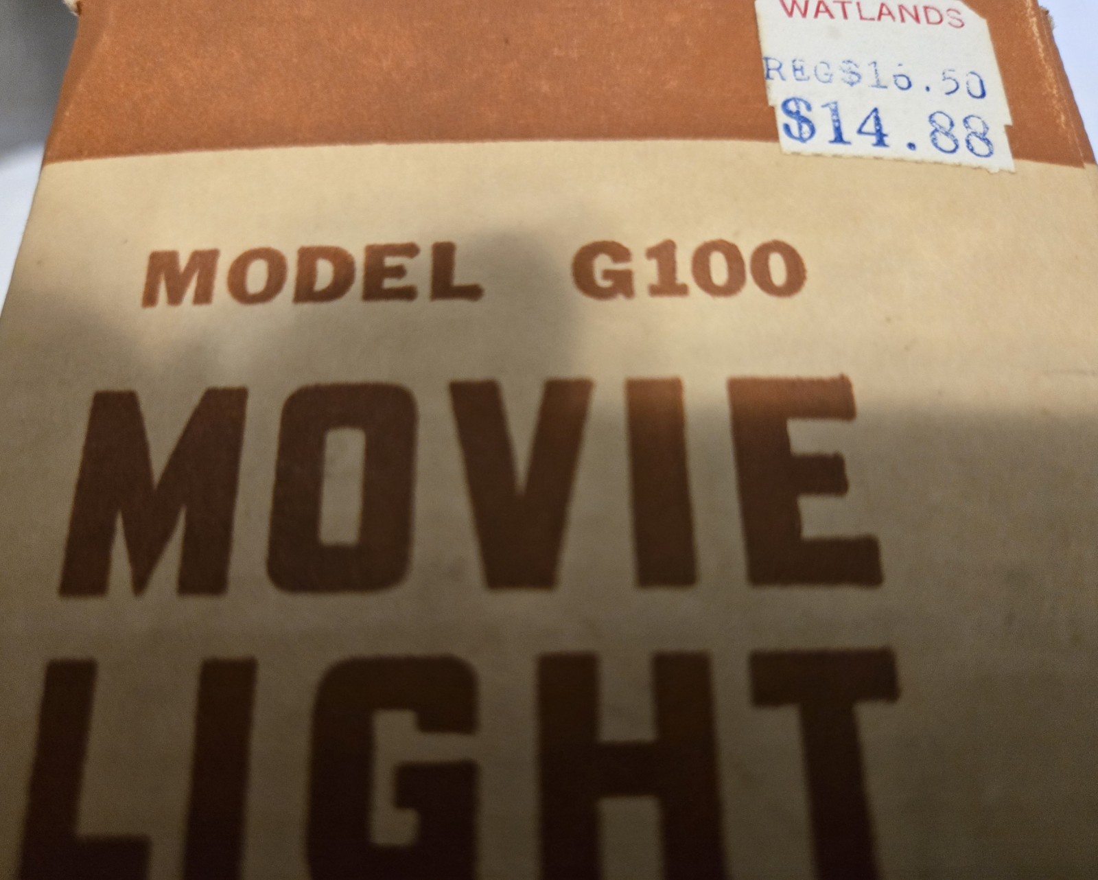 Glenwood G100 Vintage Movie Light Working with original box