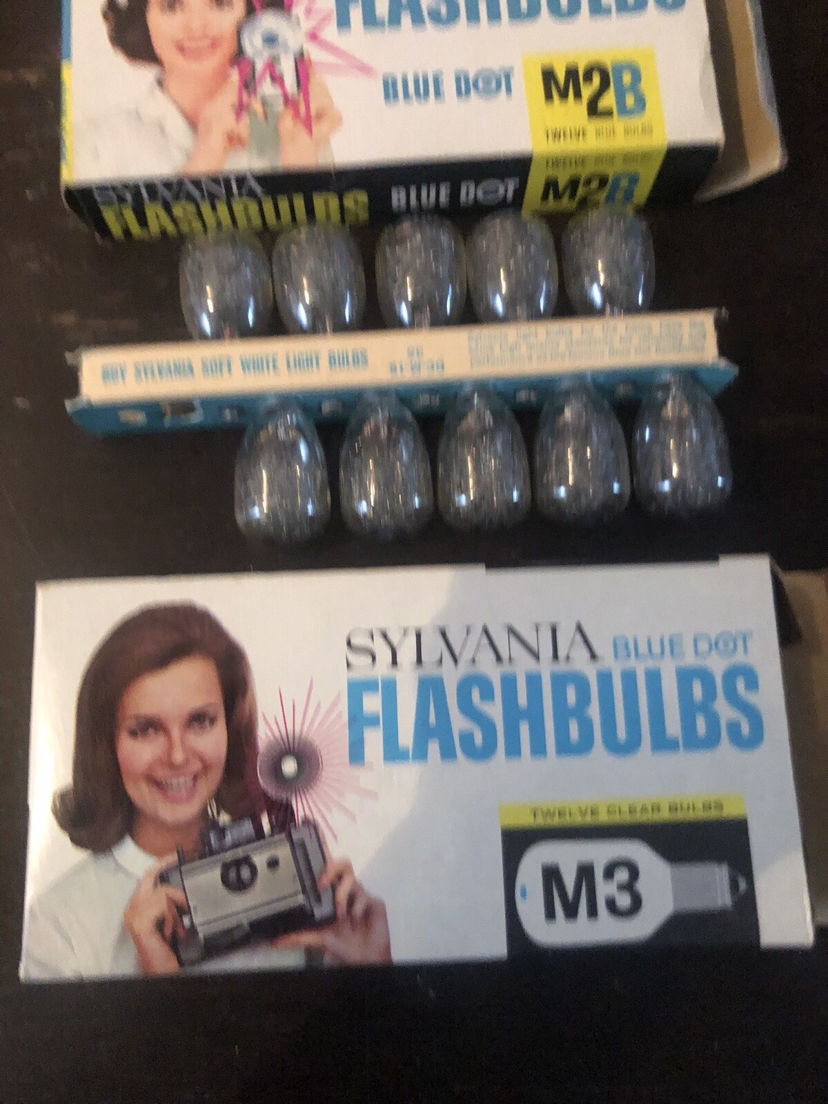 Sylvania Blue Dot Flashbulbs LOT M3