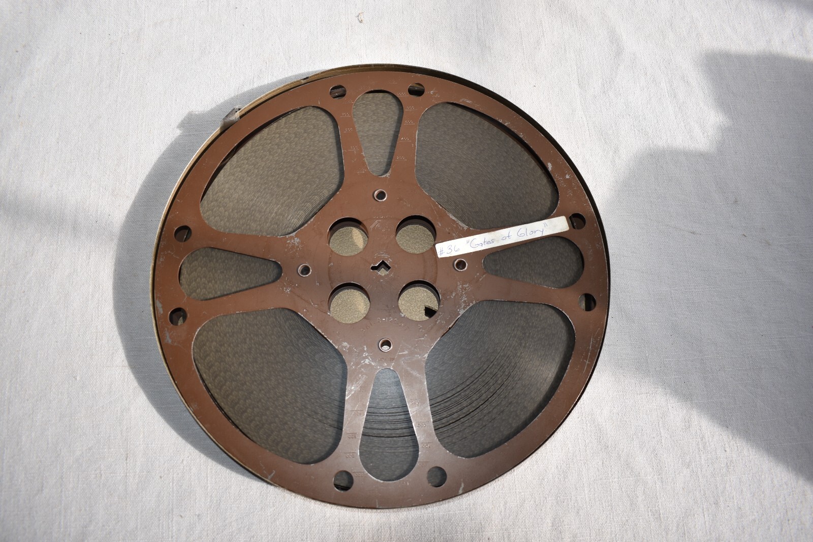 Vintage 16MM Film The Gate of Glory Lutheran Church Metal Can and Reel 12 1/4″