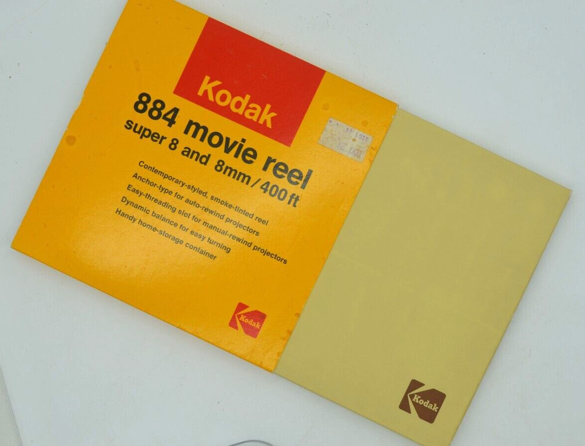 Vintage Kodak 884 Movie Reel For Super 8 and 8mm/400ft – C