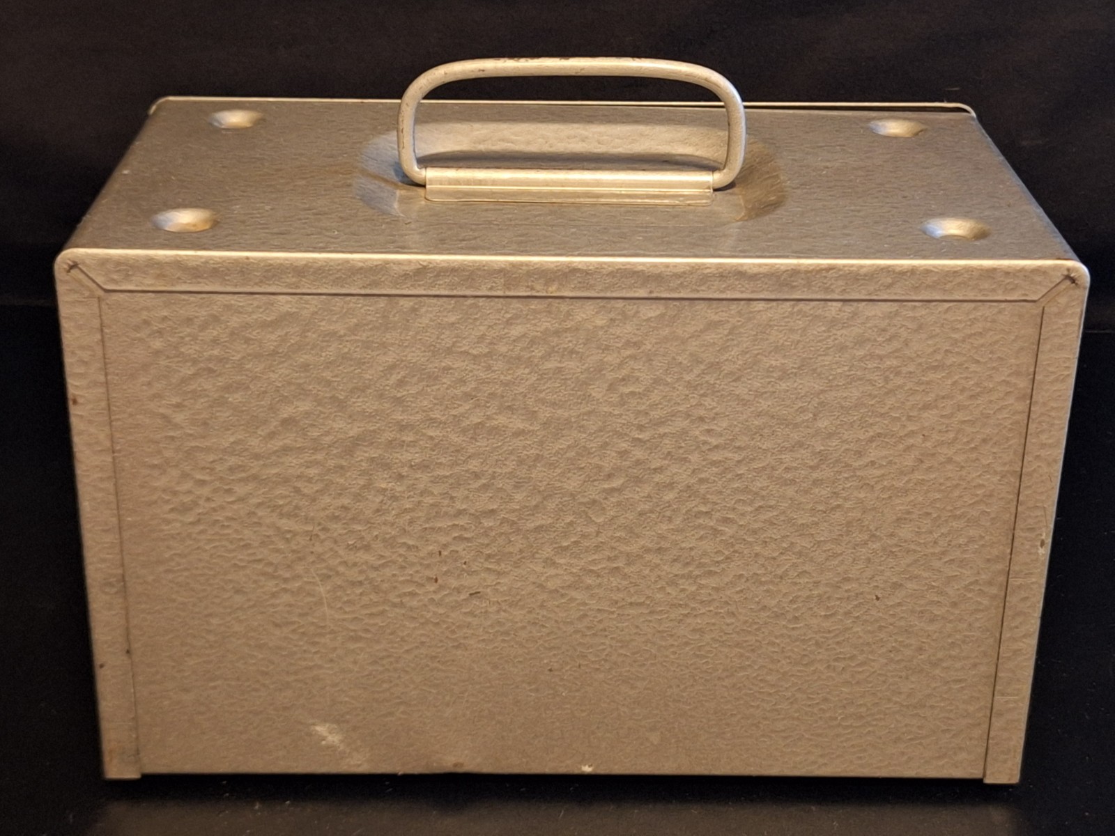 Brumberger 8mm 5″ 12 Reel Film Storage Cabinet Case Box Ejector w Reels & Cans