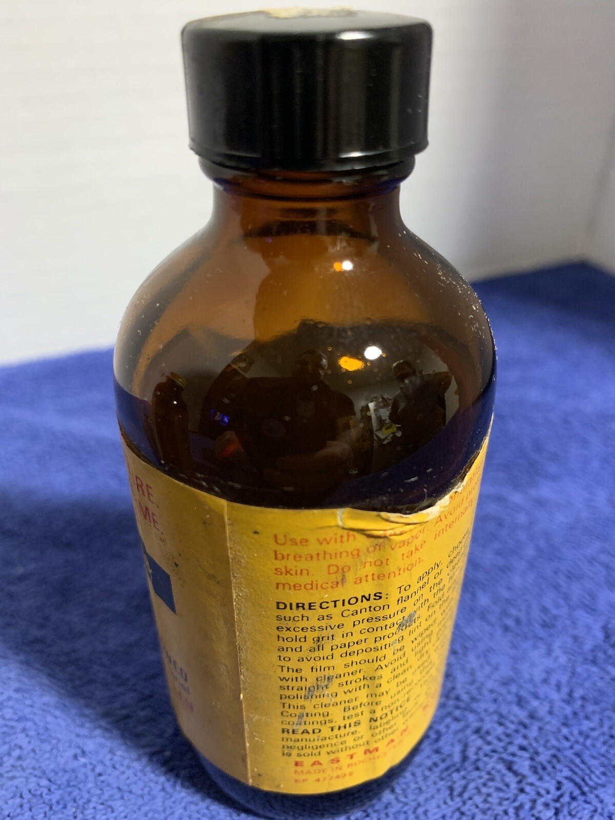 Vtg EASTMAN KODAK Film Cleaner B-359 6809 4oz Bottle & Photo-Flo 200 90% full