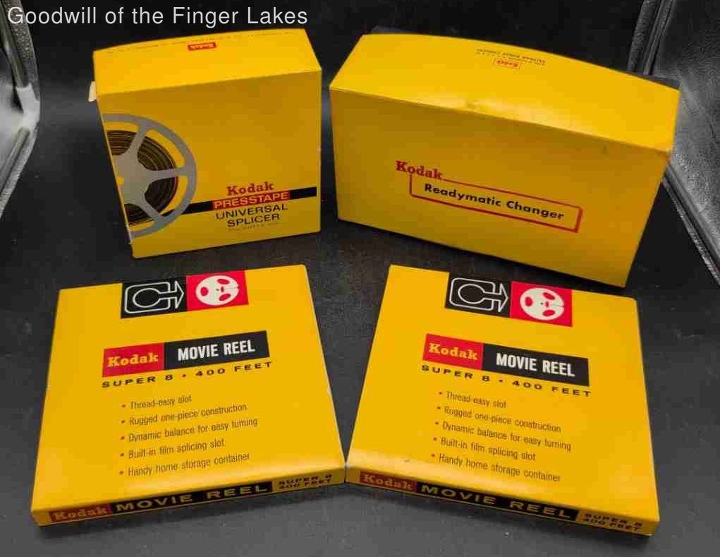 Vintage Kodak Super 8 Camera Editing Accessories – Splicer, Changer, Reels