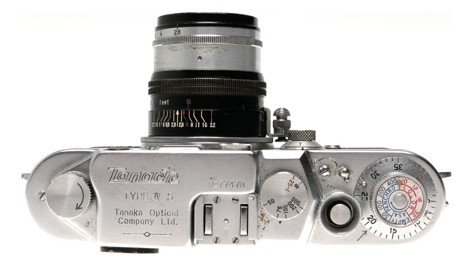 Tanack IV-S Rangefinder Camera with Tanar 50mm f/2.8 Lens
