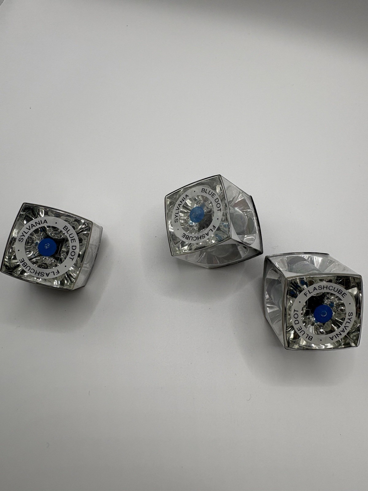 Vintage Sylvania Blue Dot Flashcubes 4 Flash Cubes