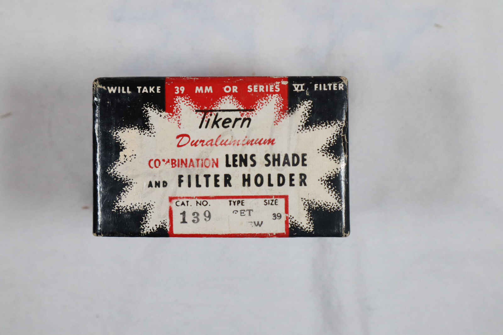 Tikern Duraluminum Combination Lens Shade and Filter Holder, Set Screw, 39mm