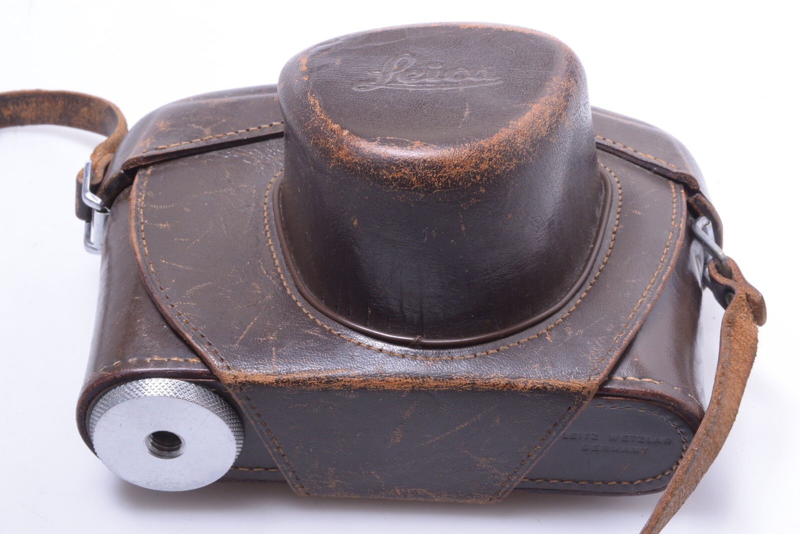 ✅ LEICA M LEATHER CASE FOR M3, M2 RANGE FINDER CAMERA IDCOO ORIGINAL W/ STRAP