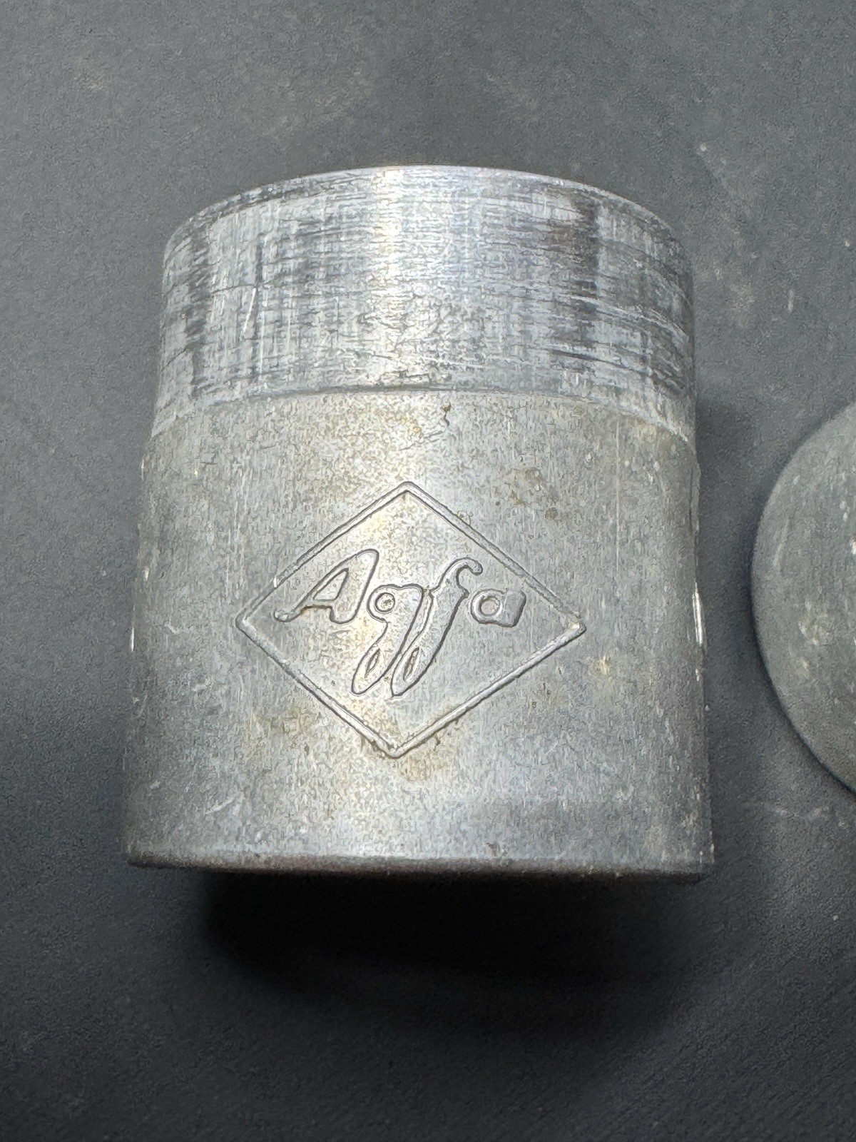 Vintage Agfa Aluminum Camera 35mm Film Canister