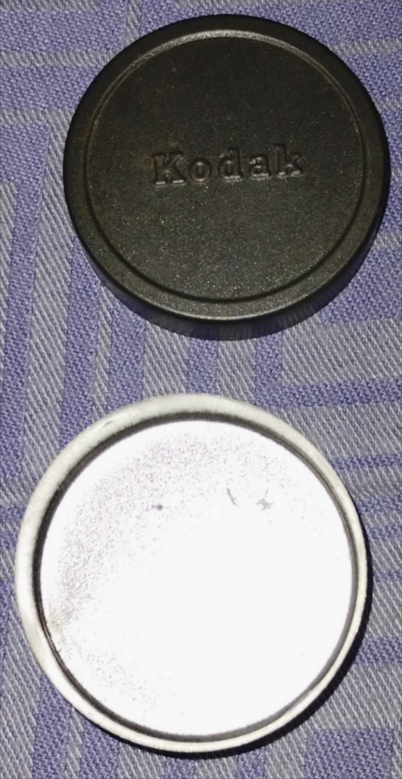 Vintage Kodak Film Tin Canister for Roll of Film Metal Silver 2″ Can
