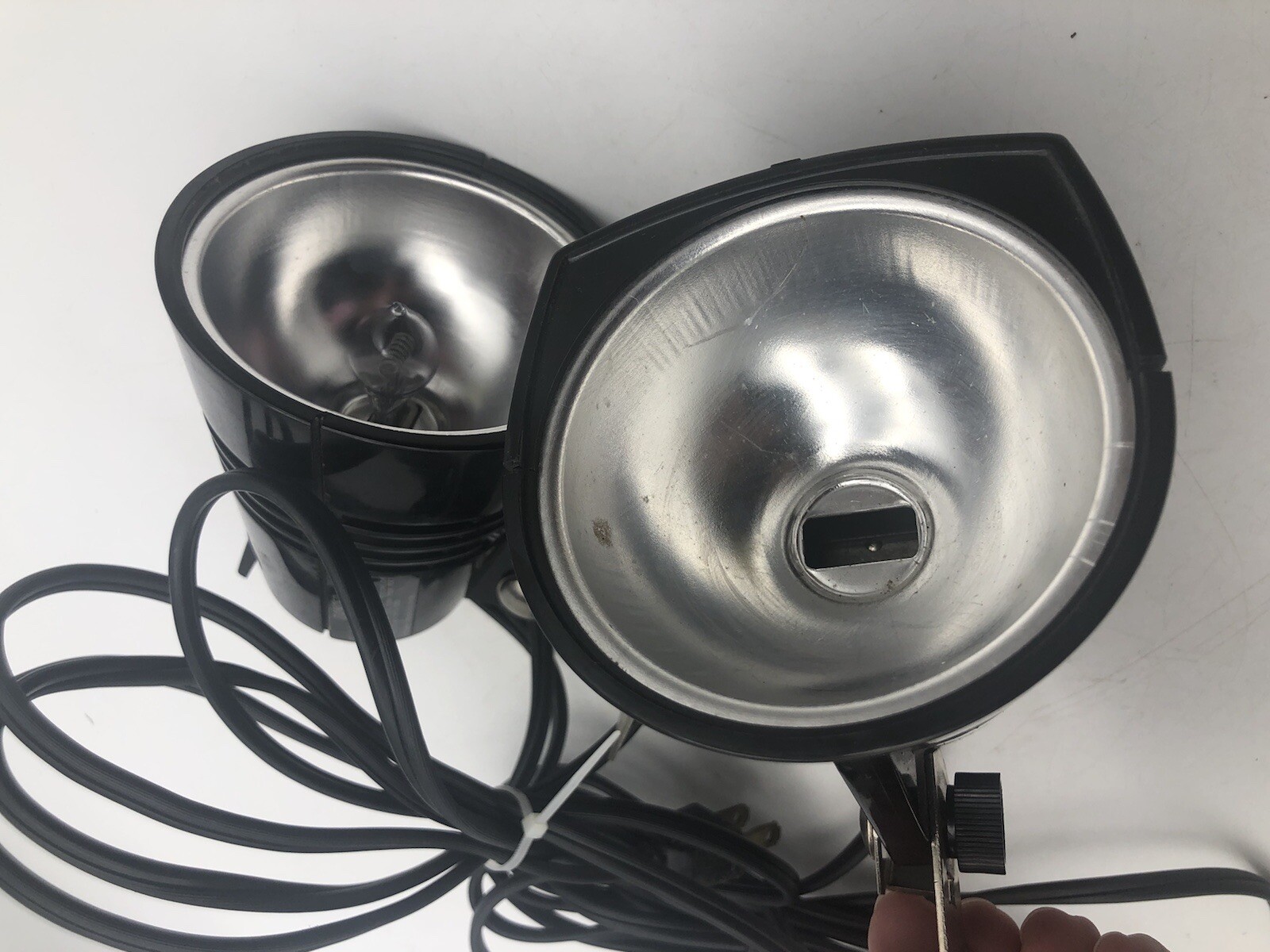 Vintage Smith Victor Movie Light Model Q-1U w/out Bulb and Q-1K with Bulb-Tested