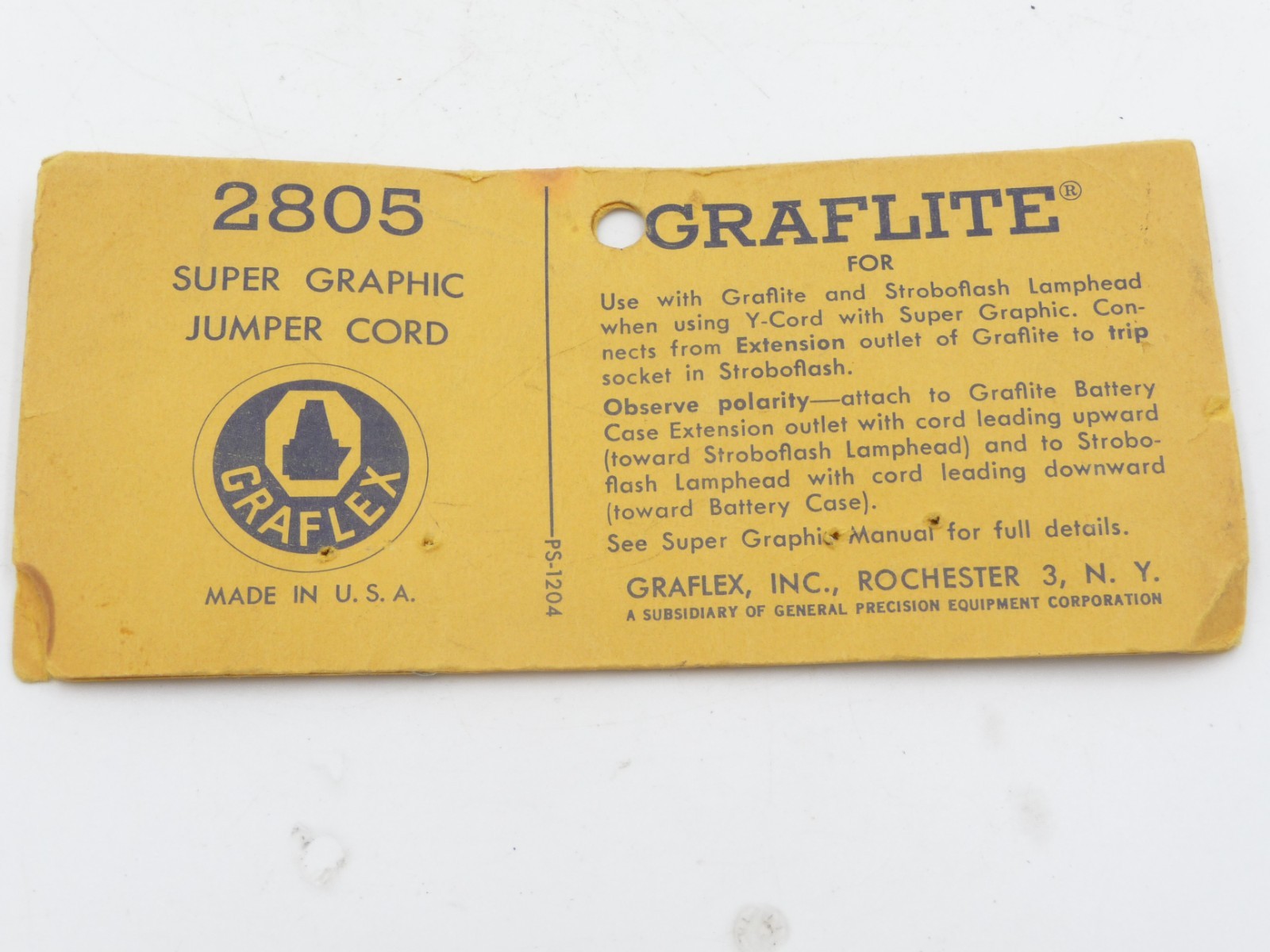 Graflite 2805 Super Graphic Jumper Cord