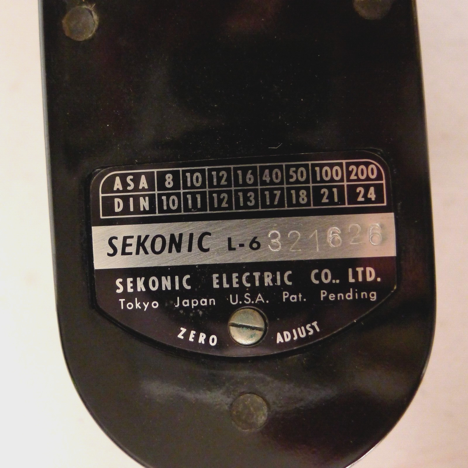 Sekonic Exposure Light Meter Model L-6 with Leather Case – Made in Japan -TESTED