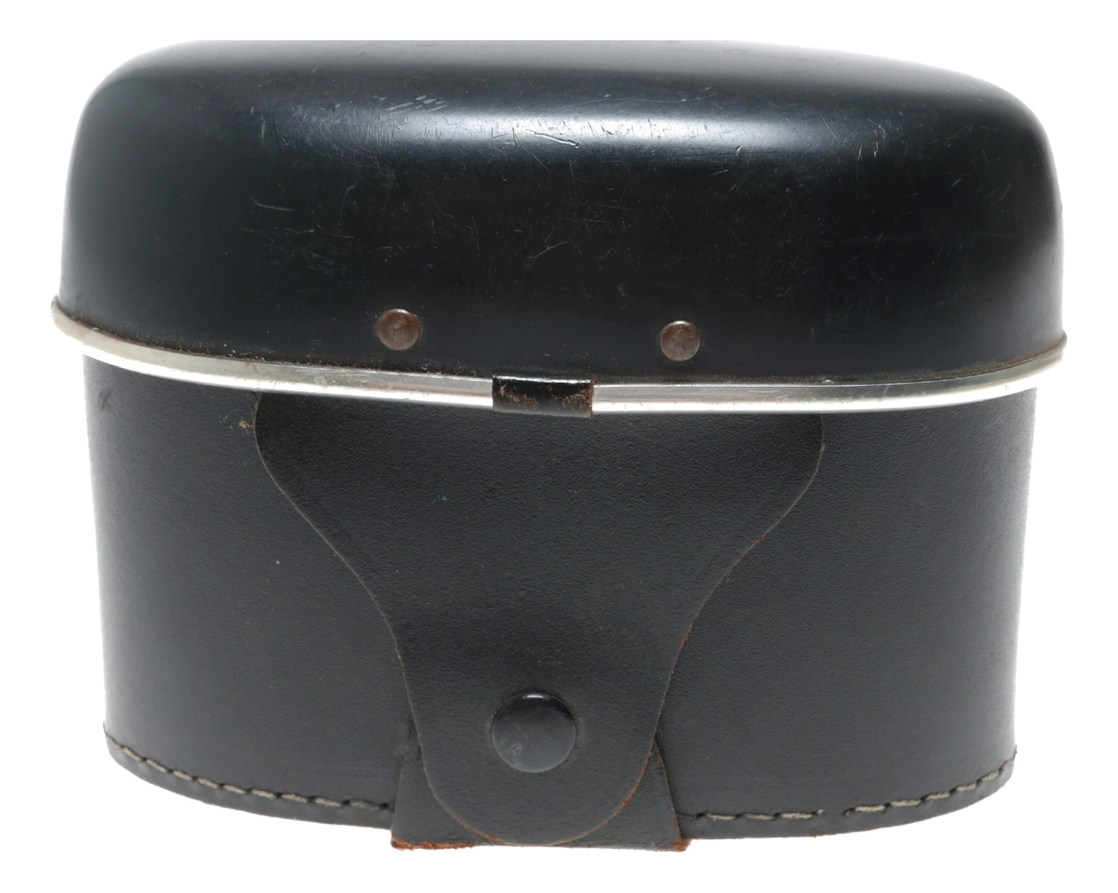 Black EXA vintage film camera antique leather hard case