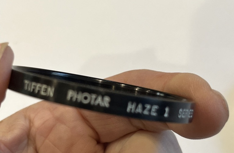 VINTAGE TIFFEN PHOTAR 49MM SERIES 7 HAZE 1 SCREW-ON LENS FILTER