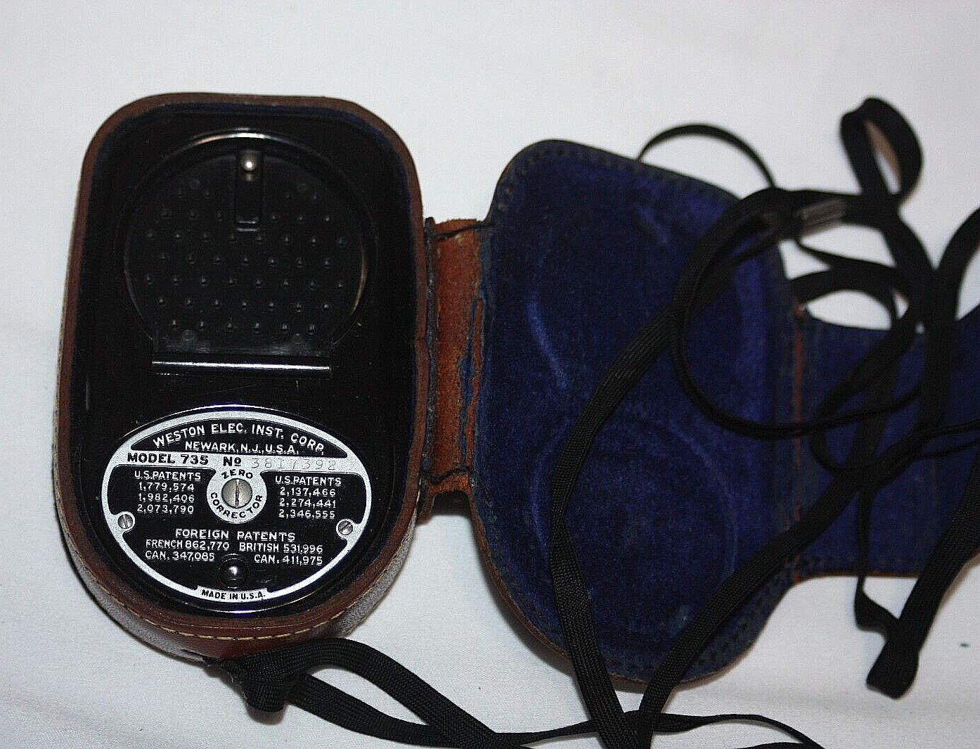 Vintage Weston Master II Universal Exposure Meter Model 735 ~ Made In USA