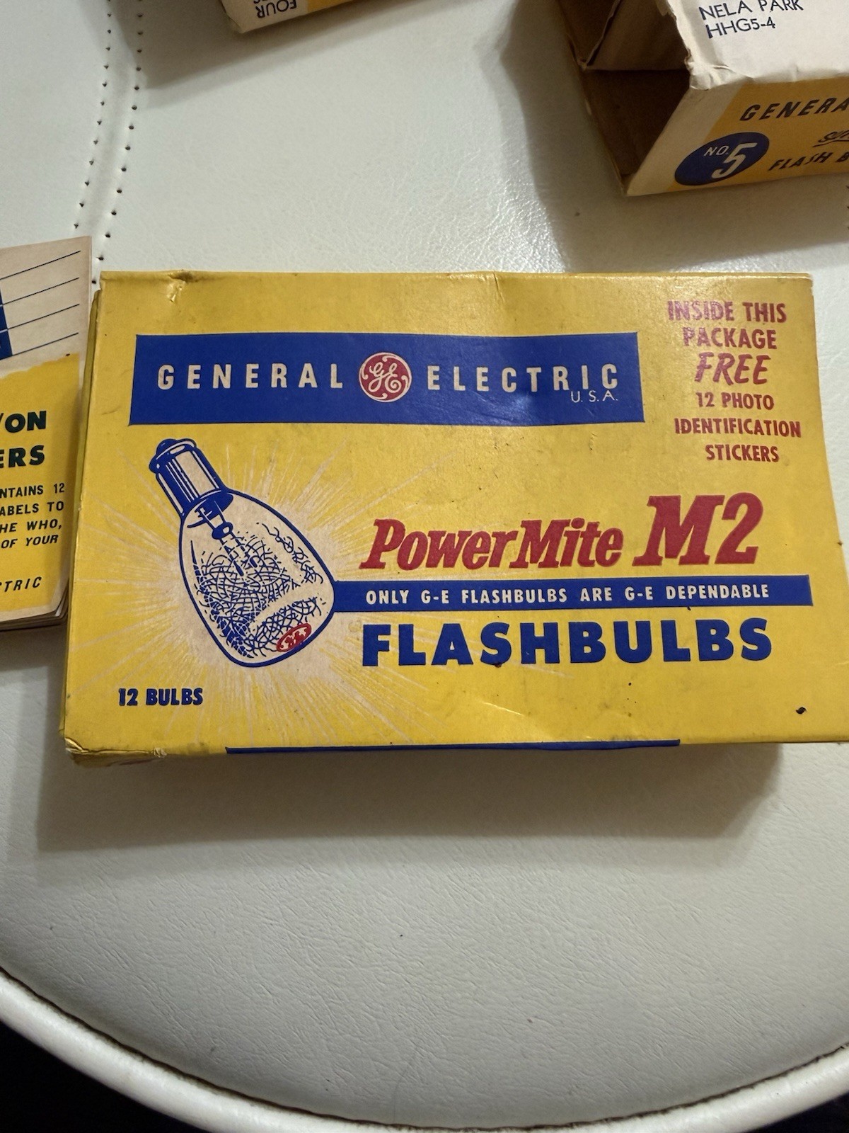 General Electric M2 And No.5 Camera Flash Bulbs