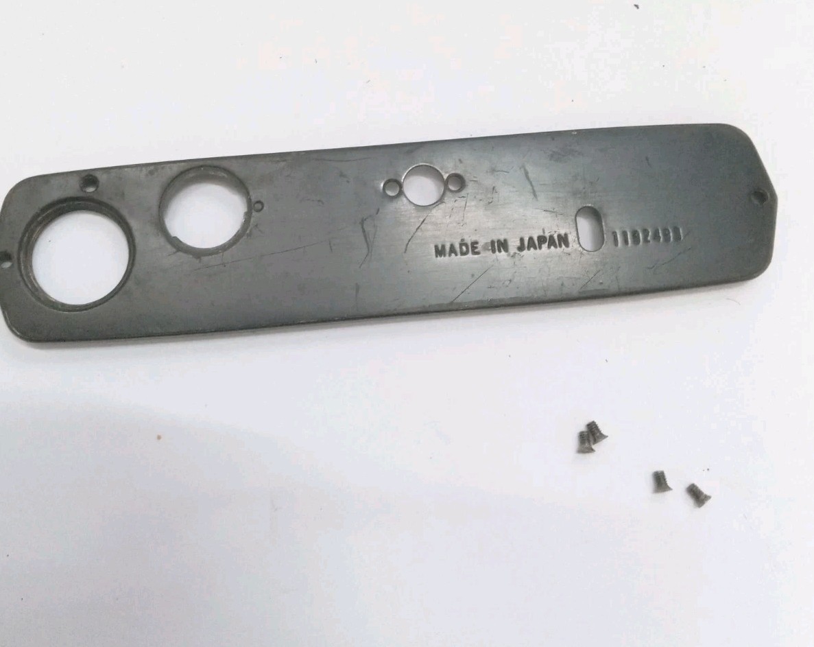 Black Olympus OM 1 Bottom Plate / Cover Used Spare Part
