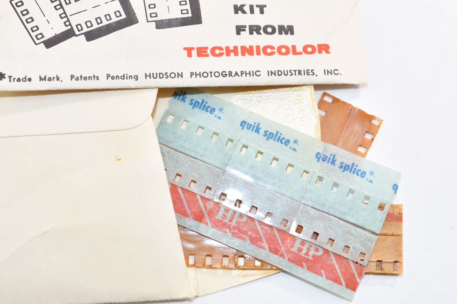 Vintage 1957 Quik Splice Professional Kit 8 & 16MM Film Hudson Photo HPI