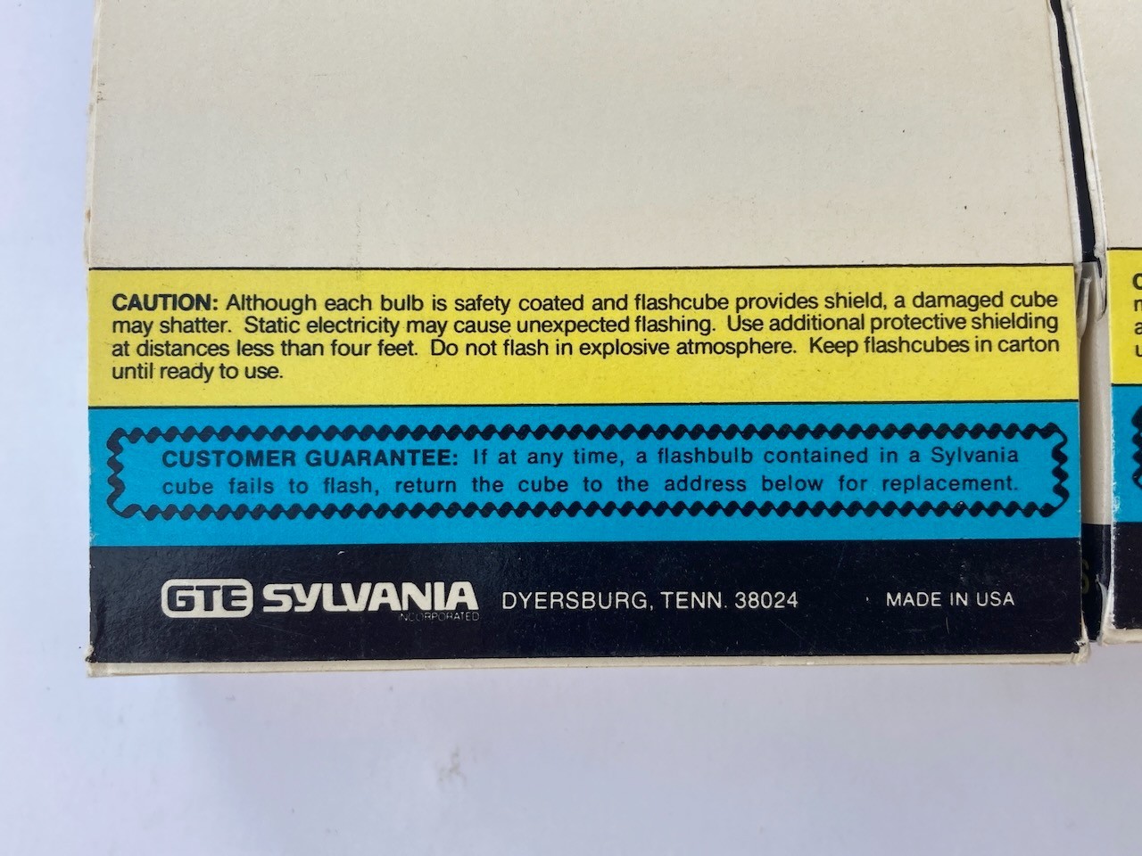 Lot of 4 three-packs – Sylvania FLASHCUBES Camera Flash -12 cubes, 36 FLASHES