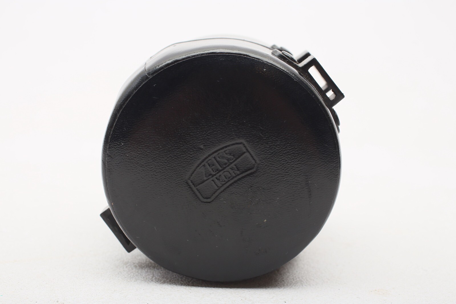 Zeiss Contarex Lens Case model 20.7756 Black Leather w/ inner rear Cap Case+NICE