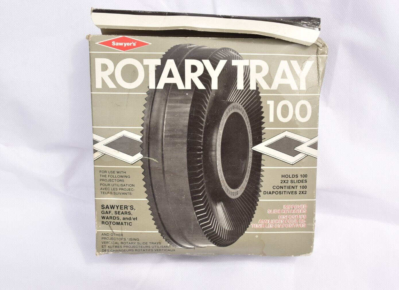 Sawyer’s Rotary Tray for 100 Slides VTG Sawyers, GAF, Sears, Wards, & Rotomatic