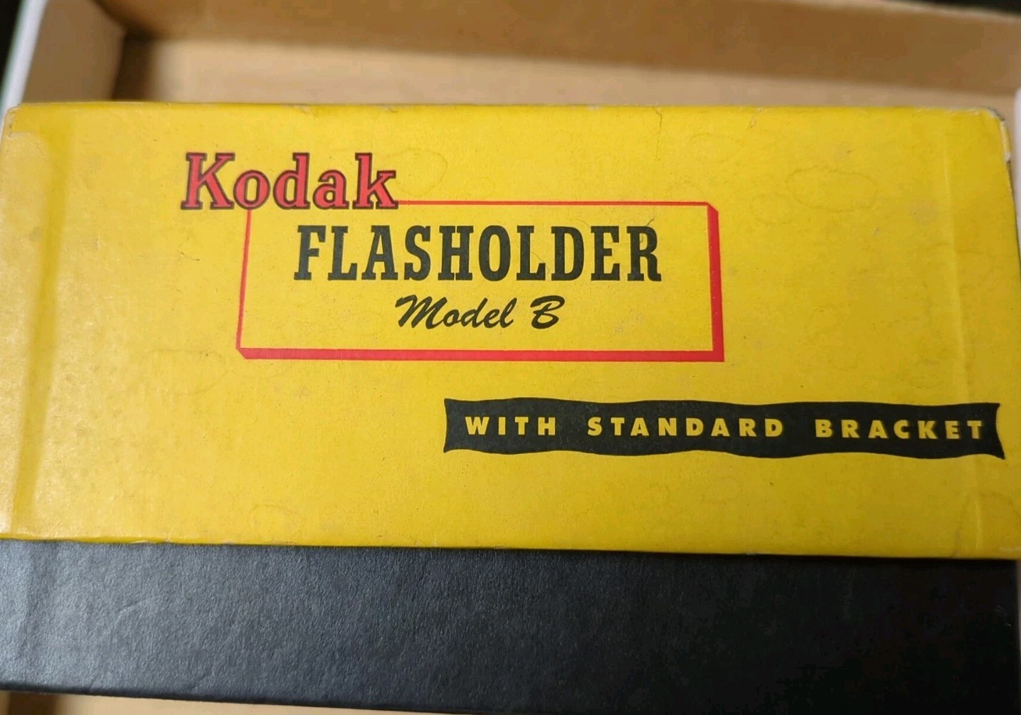 vintage Kodak Flasholder Model B With Bracket, In Original Box