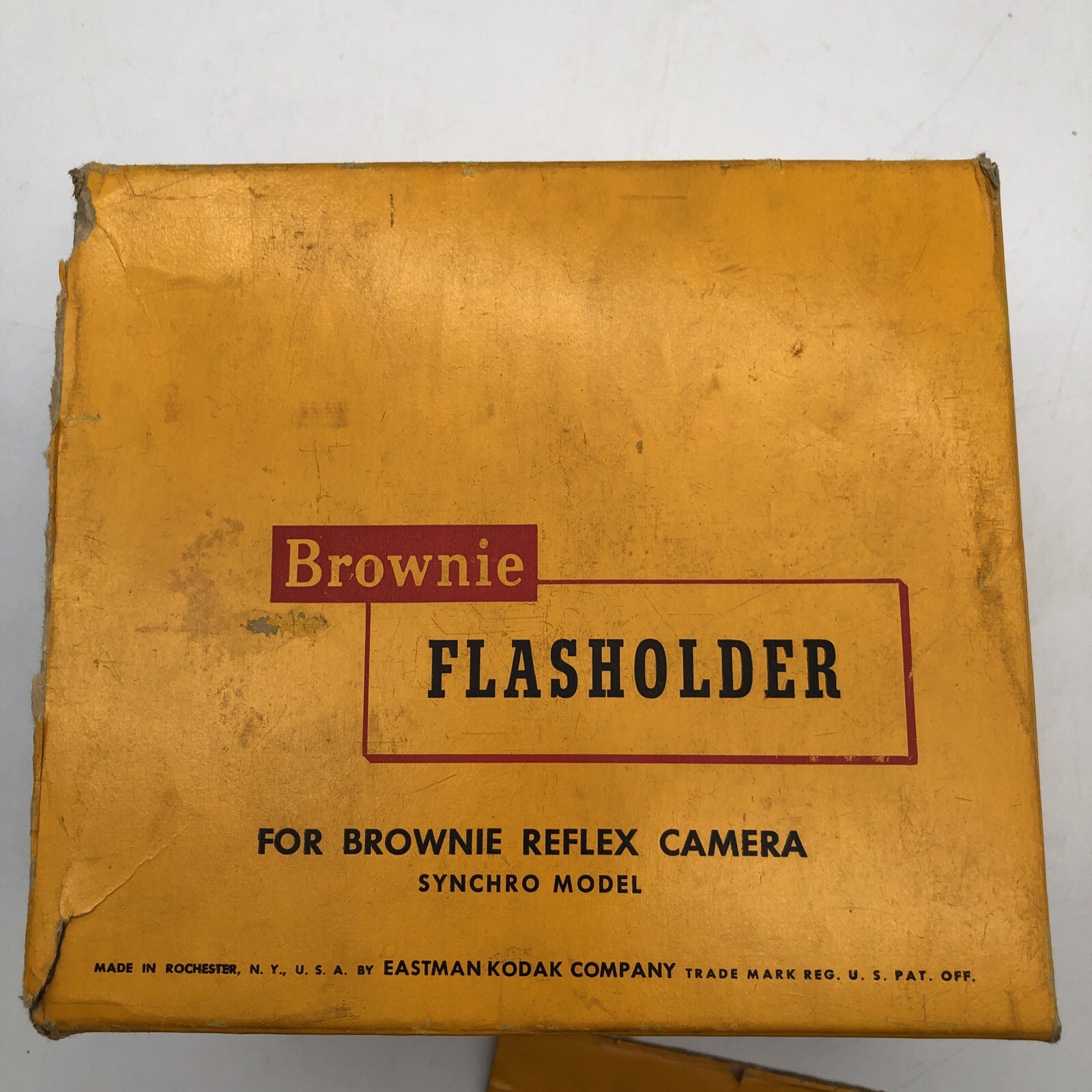 Vintage Kodak Brownie Flasholder for Brownie Reflex Synchro Model w/Original Box