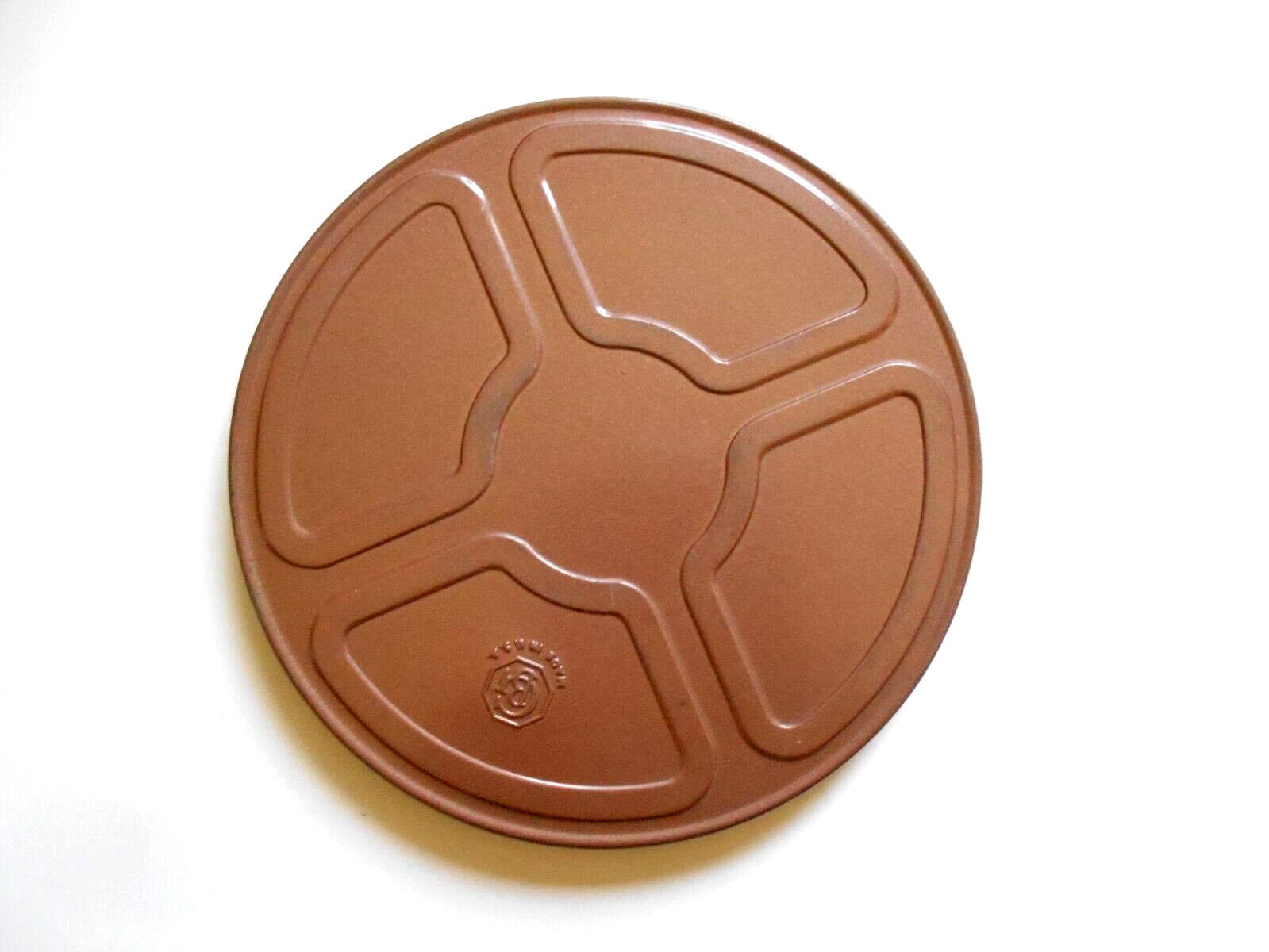 Empty Brown 7″ Metal Can for 400 ft. reel