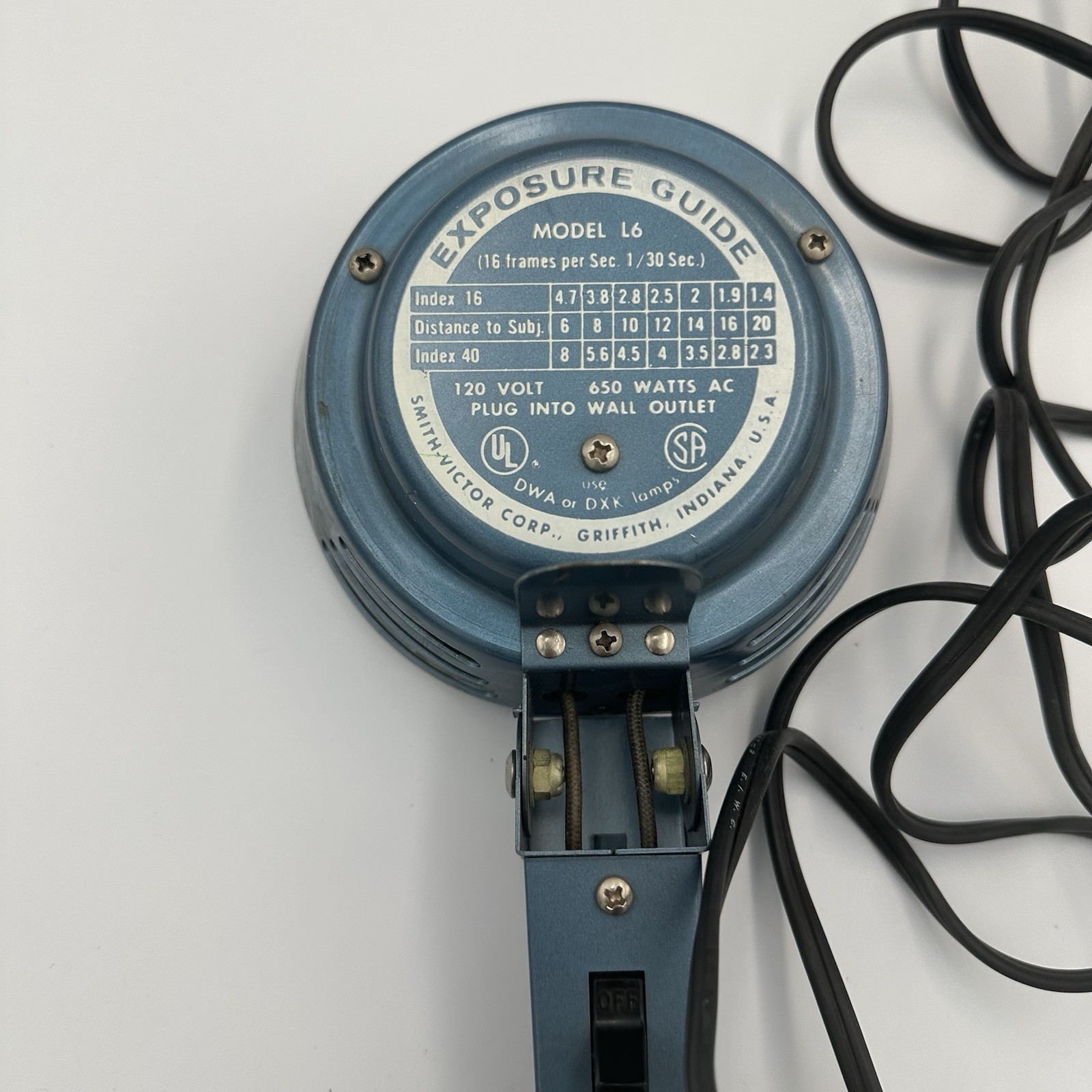 Vintage Smith Victor Flood / Spot Light Hand Held Model L6 – Works