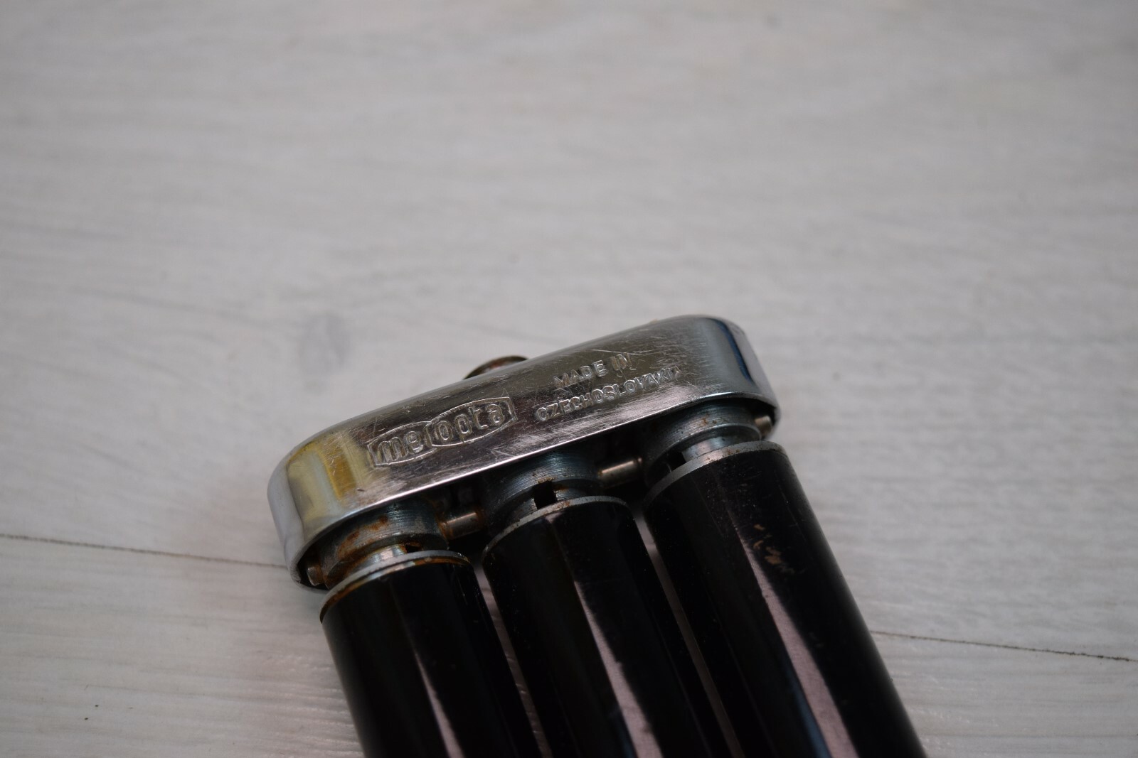 Vintage Compact Metal Stand Camera Tripod Made in Czechoslovakia Me Opta Meopta