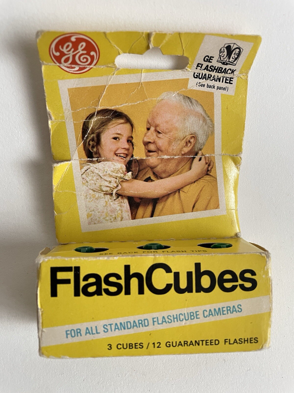 GE Flash Cubes New Old Stock 3 Cubes in 1 Box 12 Flashes
