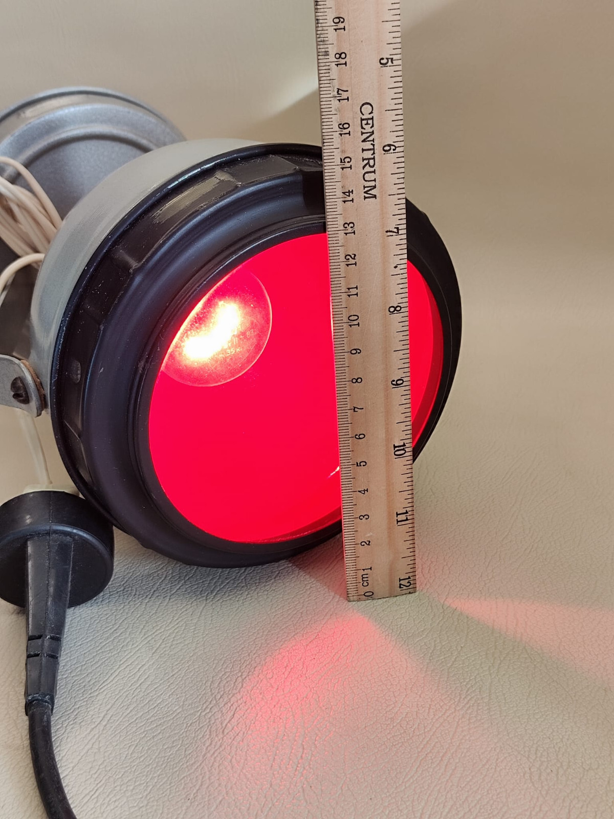 Soviet Vintage Red Lantern for Photo Printing 1960s USSR