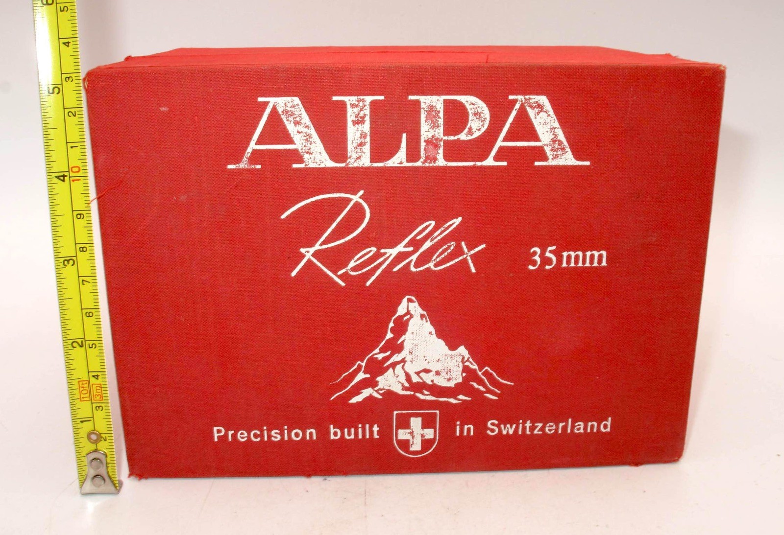 *CLASSIC* ALPA REFLEX 35MM EMPTY CAMERA BOX-BEAUTIFUL GRAPHICS
