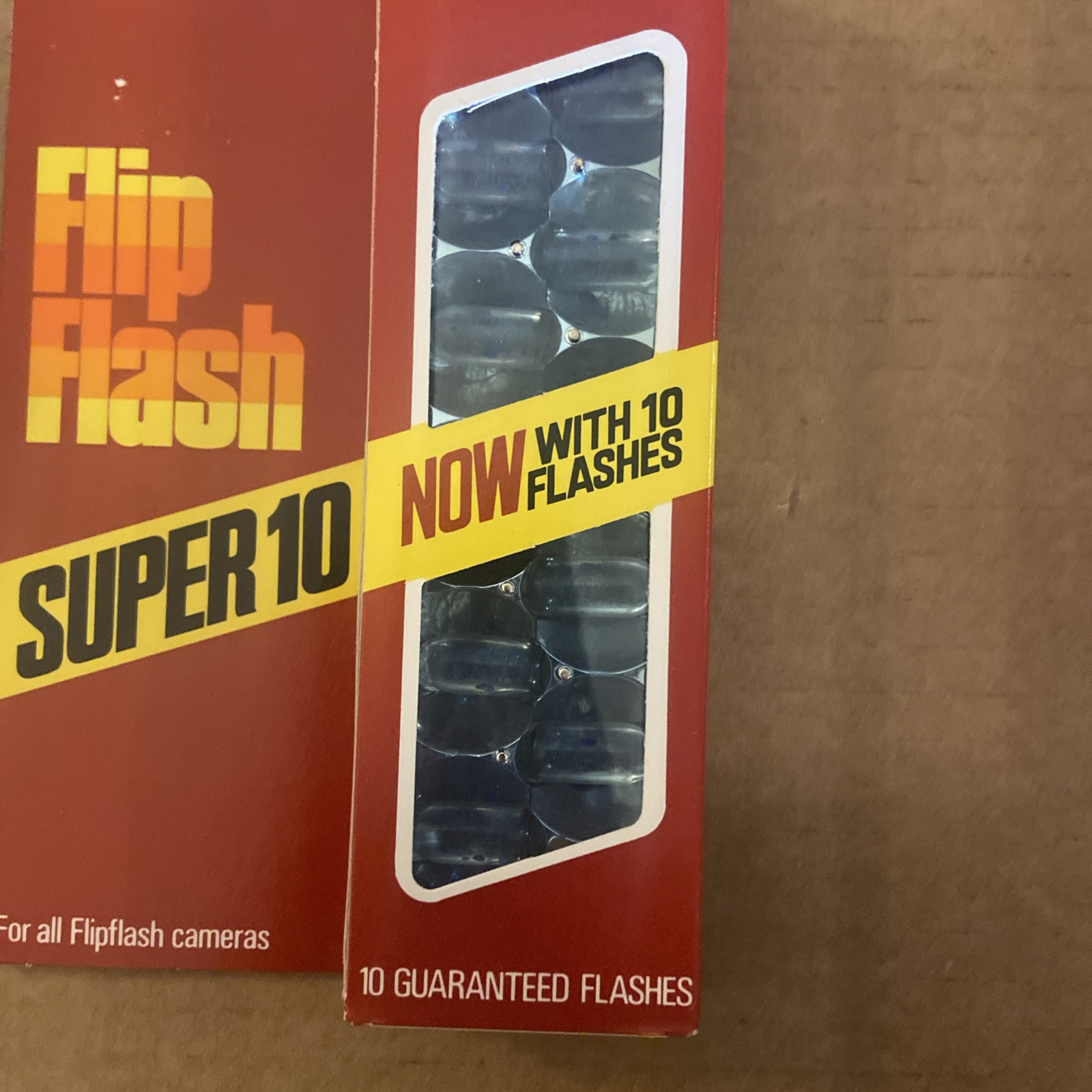 Sylvania Blue Dot Flip Flash Super 10 Flashes | NOS, For Flipflash Cameras