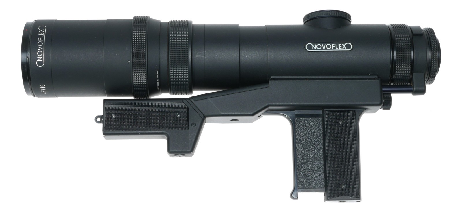 Novoflex Pistol grip focus F5.6 400mm and 600mm tele lens shoulder sniper