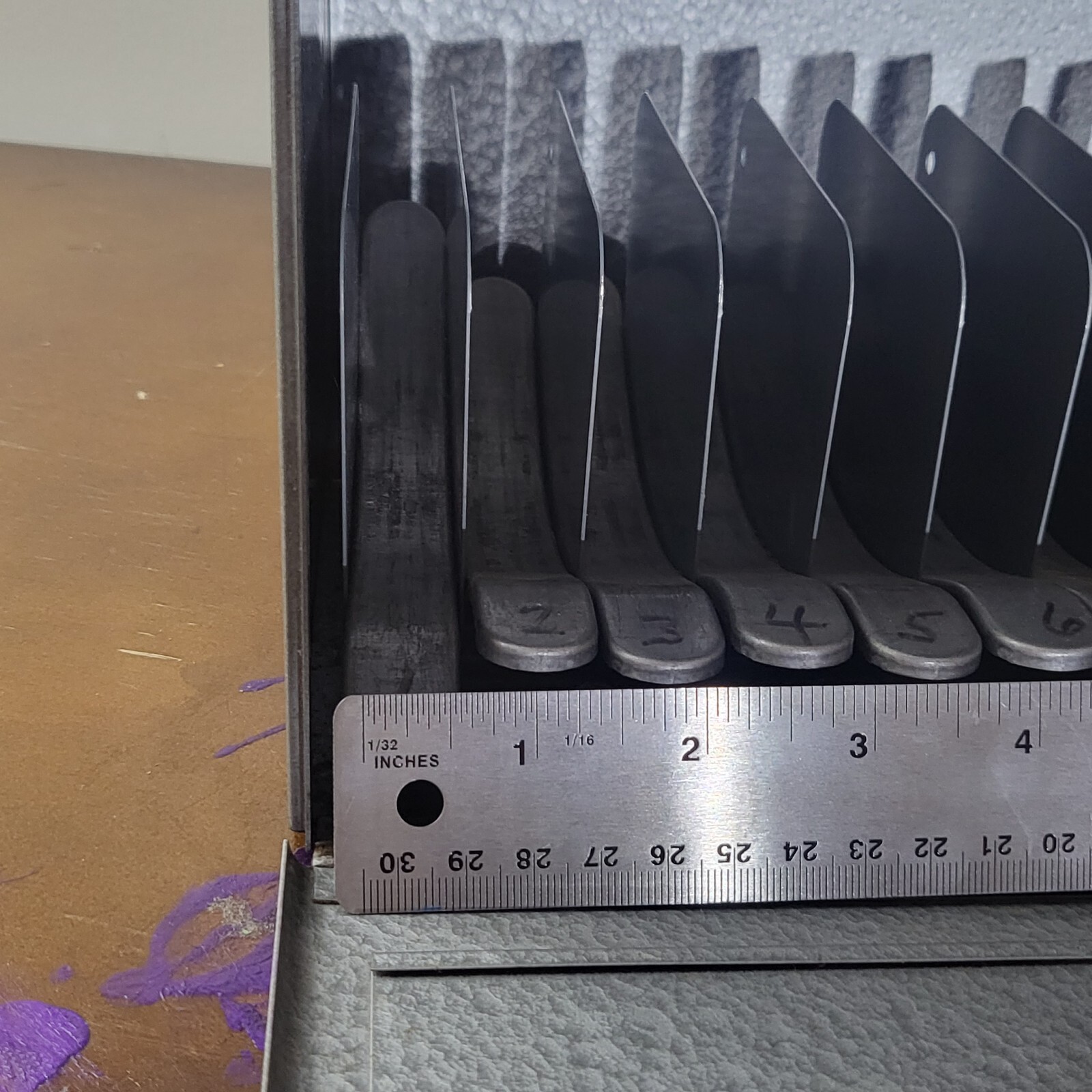 Brumberger 8mm Movie Film Storage Case holds 12- 5″ Reels Grey Metal