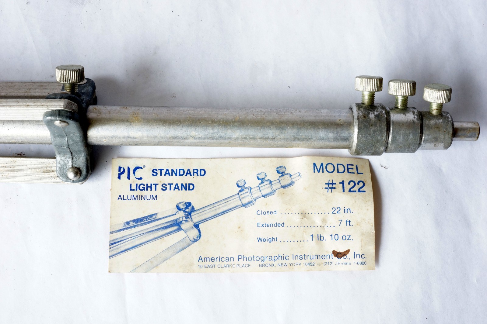 Acme-Lite Senior Litepak Triangle Lighting Stand & PIC Standard Light Stand #122